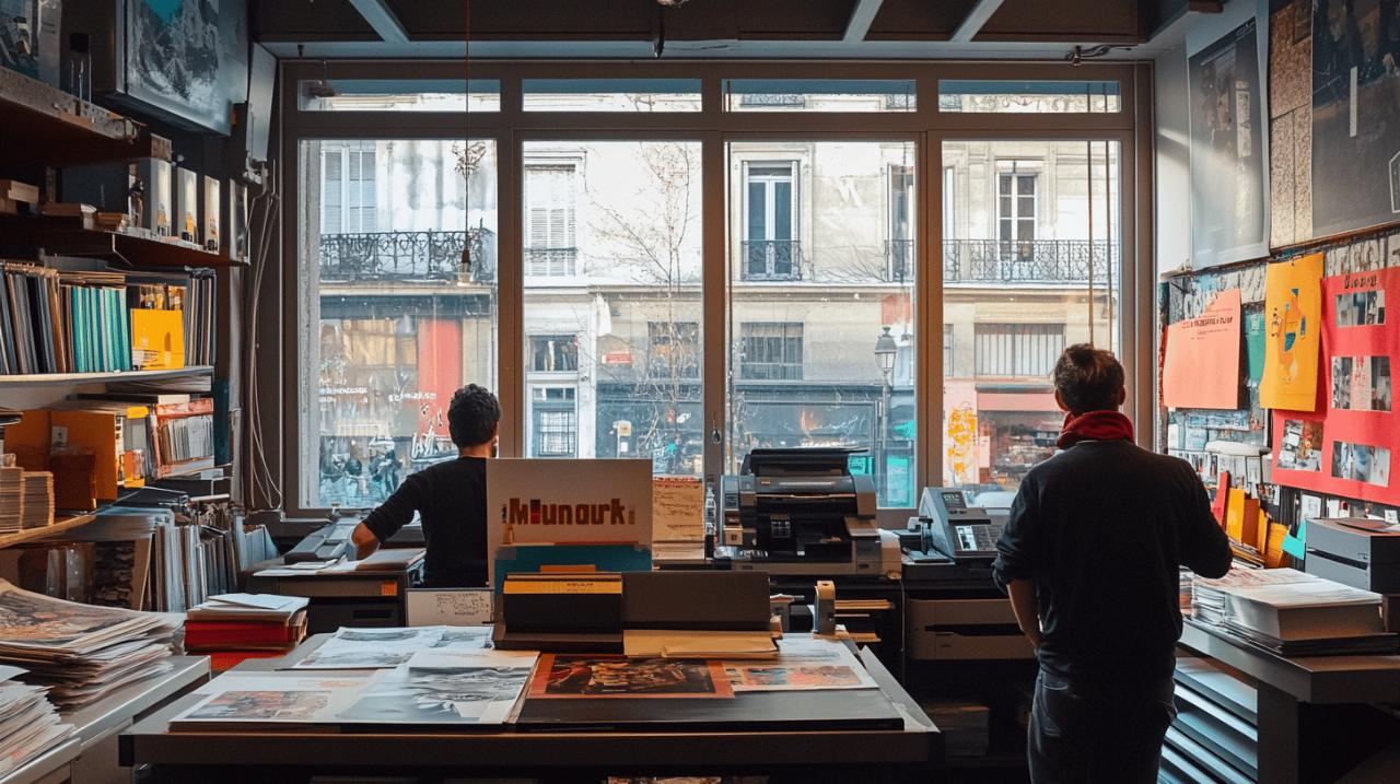 Les imprimeries a Paris ouvertes le dimanche au service des associations